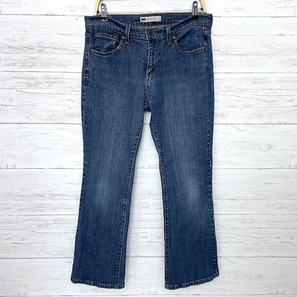 Levi's 515 Women's Jeans Boot Cut Medium Wash size 10S length 29" - Picture 2 of 9